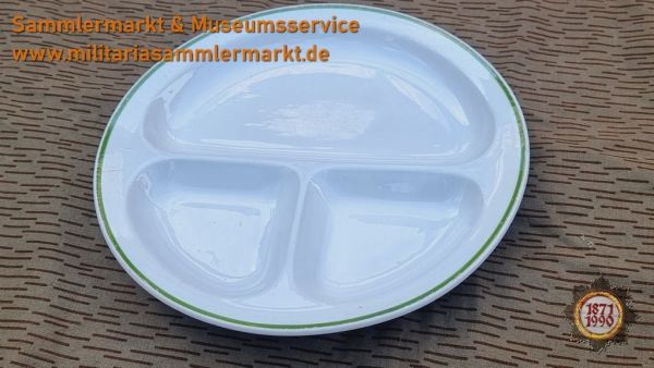 Teller, NVA, Offiziere, Kantine, Kombüse, Keramik, Menüteller, DDR