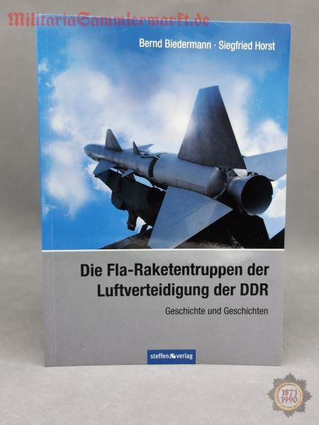 Die Fla-Raketentruppen der Luftverteidigung der DDR, signiert Bernd Biedermann, Buch