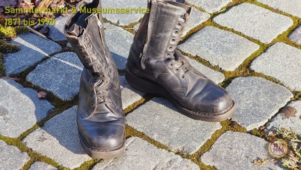 NVA Pilotenstiefel, leicht gefütterte Stiefel, Luftstreitkräfte, Schnürschuhe, Flieger, Pilot, MIG