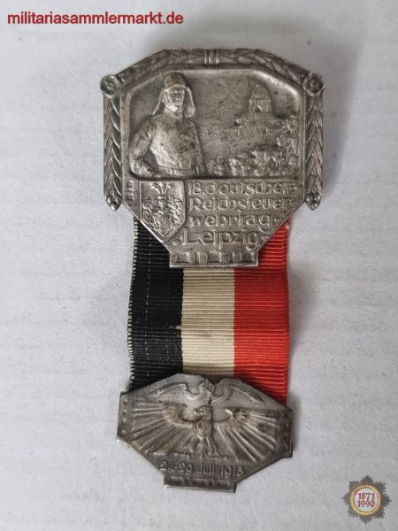 18. deutscher Reichsfeuerwehrtag Leipzig, 24.-29. Juli 1913, Veranstaltungsabzeichen