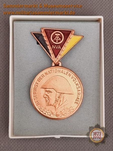 NVA Reservistenabzeichen, bronze, Reservist der Nationalen Volksarmee, DDR