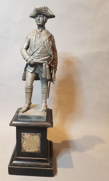 General Hans Carl von Winterfeldt, 1707-1757, Metallstatue 1914, R. Bellair & Co. Berlin