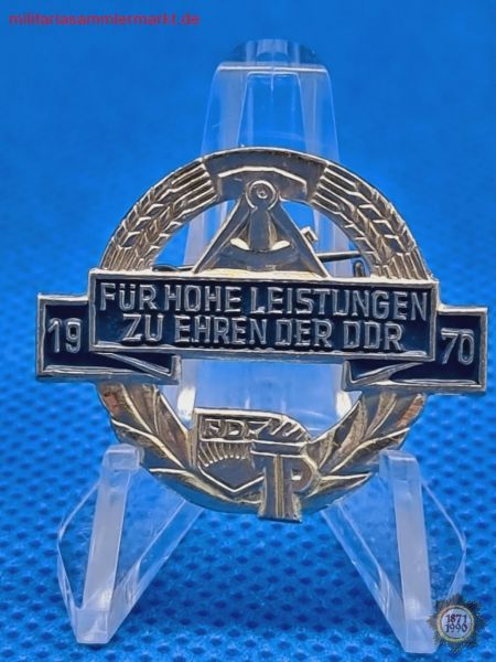 FDJ, Jungpioniere, Abzeichen, Für hohe Leistungen zu Ehren der DDR, 1970, silber