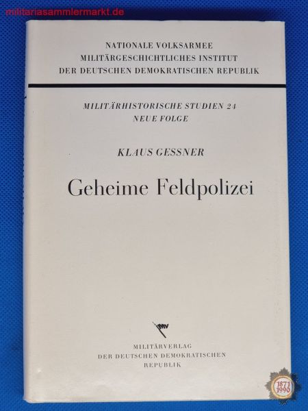 Geheime Feldpolizei, Klaus Gessner, DDR Buch