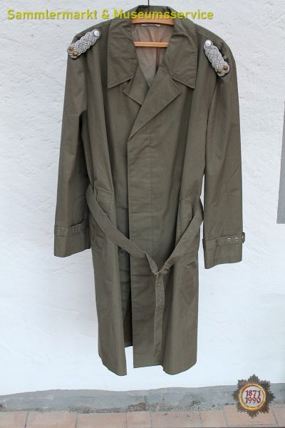 Regenmantel, Wettermantel, NVA, Oberstleutnant, Rückwärtige Dienste, Uniform