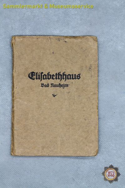 Elisabethhaus, Bad Nauheim, alte Fotomappe vom Kindersanatorium, ca 1920