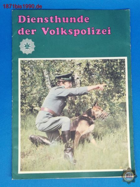 Prospekt: Diensthunde der Volkspolizei, DDR