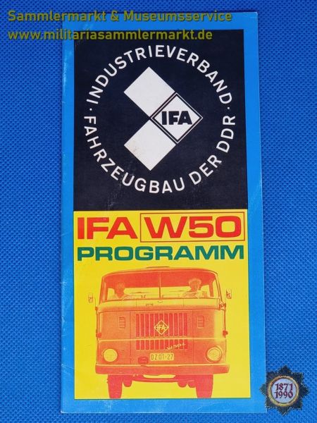 Heft: IFA W50, Programm, Programmheft, VEB IFA-Automobilwerke Ludwigsfelde, DDR