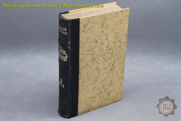 Mein Kampf, Adolf Hitler, Hochzeitsausgabe, Gemeinde Ohorn, 1939, Kriegsjahr, Buch