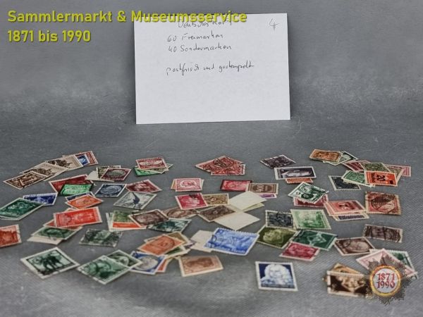 100 Briefmarken Deutsches Reich, 3. Reich, gestempelt, postfrisch - Set 4