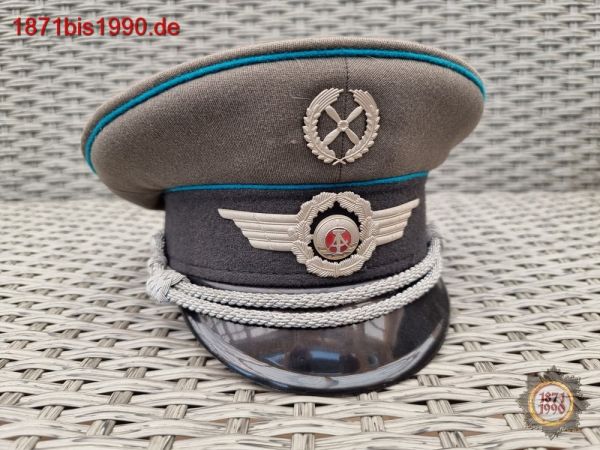 Schirmmütze, NVA, Offizier, Luftverteidigung, DDR, Größe 52, Kokarde