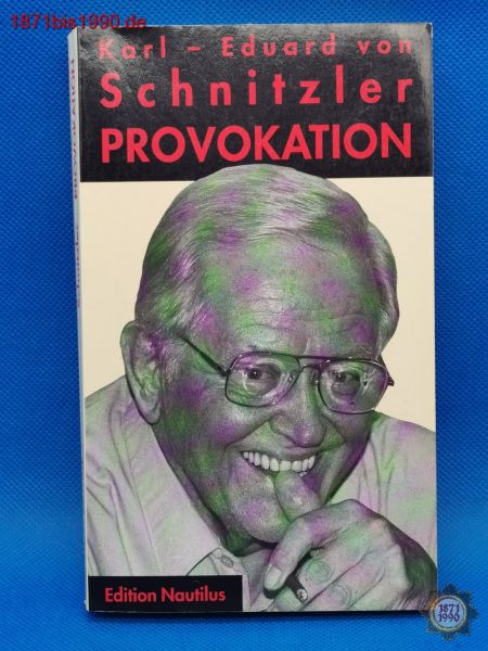 Buch: Provokation, Karl-Eduard von Schnitzler