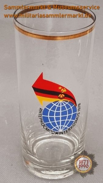 Sammlerglas, Interkosmos 1978, DDR, DSF, Sigmund Jähn, Fliegerkosmonaut