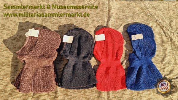 Sturmhaube, Oma, Wintermaske, VEB Polar Karl-Marx-Stadt, blau, Sturmmaske, DDR