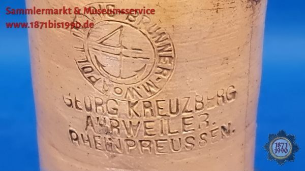 Georg Kreuzberg, Ahrweiler, Rheinhessen, Apollinaris-Brunnen M.W, alte Flasche