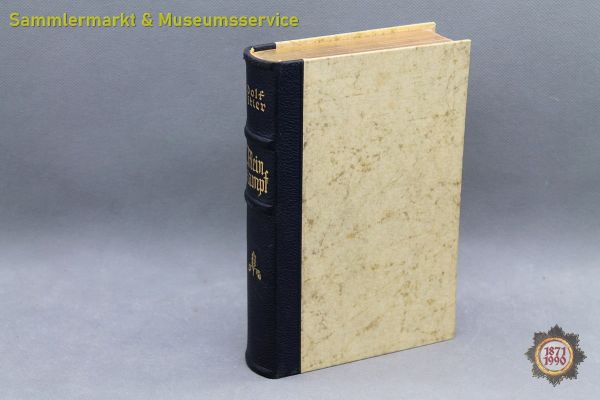 Mein Kampf, Adolf Hitler, Hochzeitsausgabe, ohne Eintrag, 1936, Goldschnitt, Buch