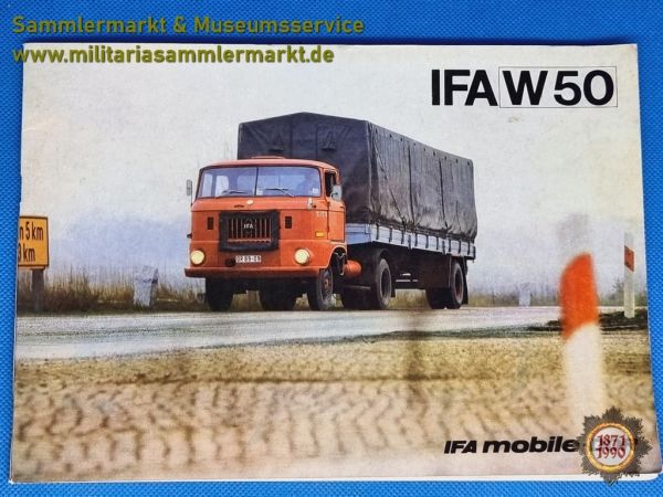 Heft: IFA W50, Prospekt für Ungarn und Slowakei, VEB IFA-Automobilwerke Ludwigsfelde
