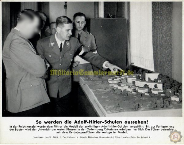 So werden die Adolf-Hitler-Schulen aussehen!, Pressefoto, Aktueller Bilderdienst, J.J.Weber
