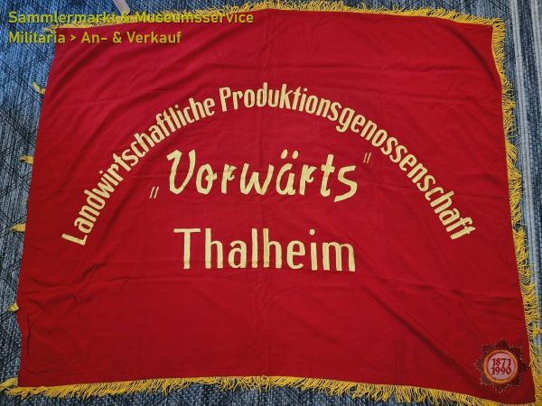 Ehrenbanner, Landwirtschaftliche Produktionsgenossenschaft "Vorwärts" Thalheim, Banner