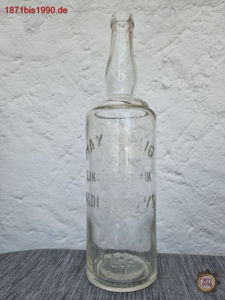 Max Uhlig, Likörfabrik, Radeberg in Sachsen, 1 Ltr. Flasche