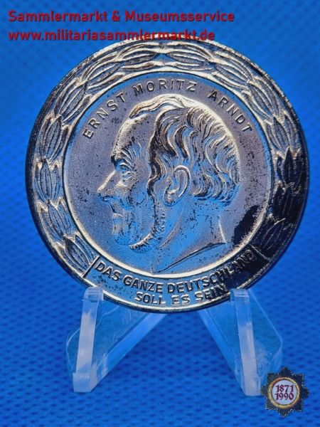 Ernst Moritz Arndt Medaille, Das ganze Deutschland soll es sein, großes Abzeichen, 900 Silber