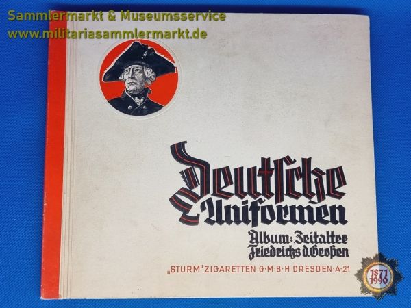 Sturm Zigaretten GmbH Dresden, Deutsche Uniformen. Album: Zeitalter Friedrichs des Großen. ZBA