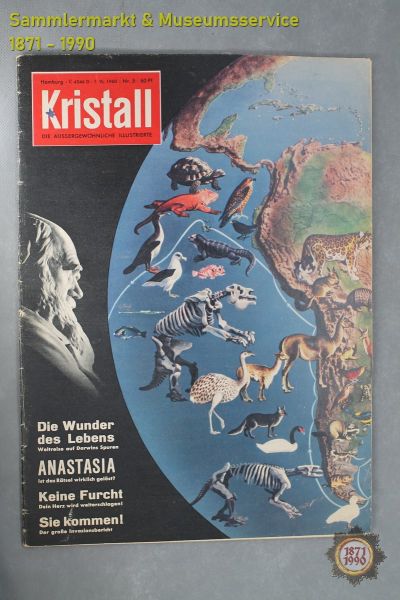 Kristall, 1. Vj. 1960 Nr. 5, Die aussergewöhnliche Illustrierte, Hamburg, BRD Zeitung Militaria