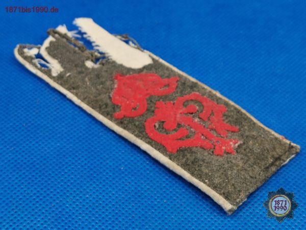 Schulterklappe, Preußen, Infantrie Regiment, Feldgrau, Einzelstück, Kaiserreich
