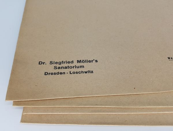 Dr. Siegried Möller´s Sanatorium Dresden - Loschwitz, Briefumschlag A5