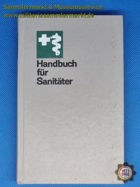 Buch, Handbuch für Sanitäter, NVA, 1985, Militärverlag der DDR