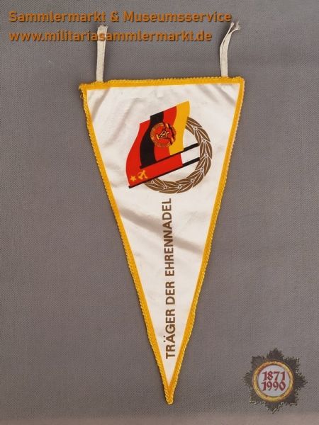 Wimpel, Träger der Ehrennadel, DSF, DDR, UdSSR, Deutsch-Sowjetische Freundschaft