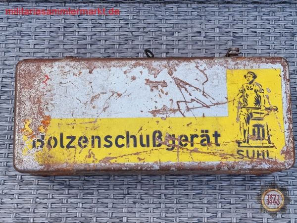 Bolzenschußgerät, SUHL, Mod. 5.012, DDR, Werkzeug, Handwerker