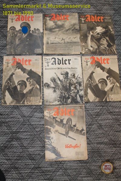 Der Adler, Herausgegeben unter Mitwirkung des Reichsluftfahrtministeriums, 7 Ausgaben, Zeitschrift