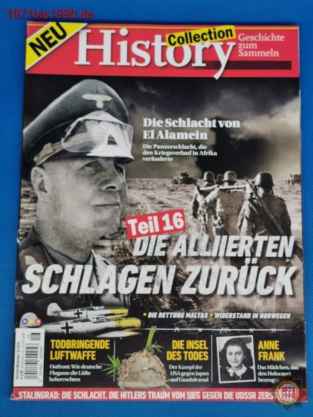 History Collection,Die Allierten schlagen zurück, El Alamein, Teil 16, 16/2020, Zeitschrift