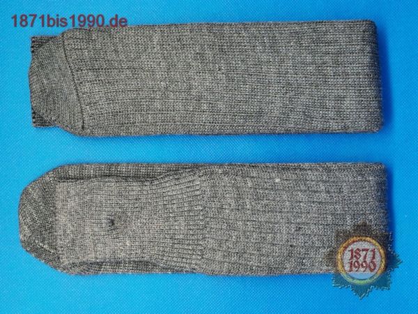Wollsocken, original für die NVA, Größe ca. 39-42, 1 Paar