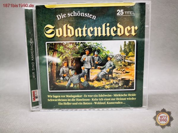 CD, Die schönsten Soldatenlieder; Bogner Records
