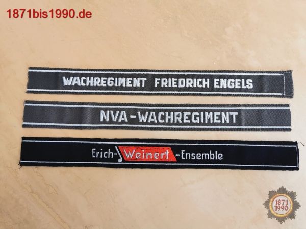 3 Ärmelstreifen, Wachregiment Friedrich Engels, NVA Wachregimant, Erich-Weinert-Ensemble