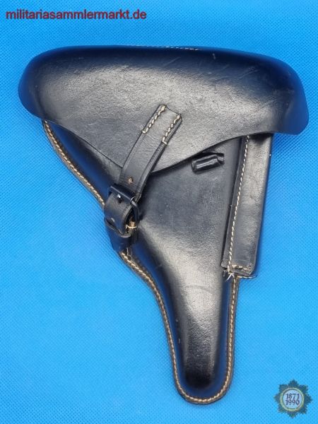 Holster, P08, Pistolentasche, Replik Wehrmacht, leicht gebraucht, Patina