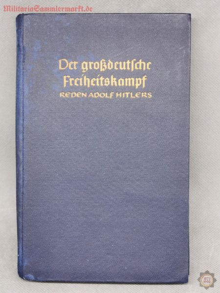 Der großdeutsche Freiheitskampf, Reden Adolf Hitlers, 1940, Buch