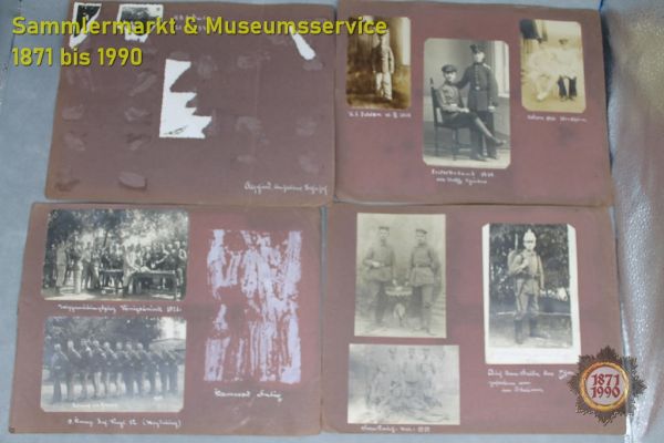 Fotos 1915, 1917, 1921, 1937 datiert, militärisch und privat, Beschreibung beachten