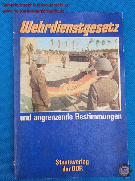 Buch, Wehrdienstgesetz und angrenzende Bestimmungen, Staatsverlag der DDR