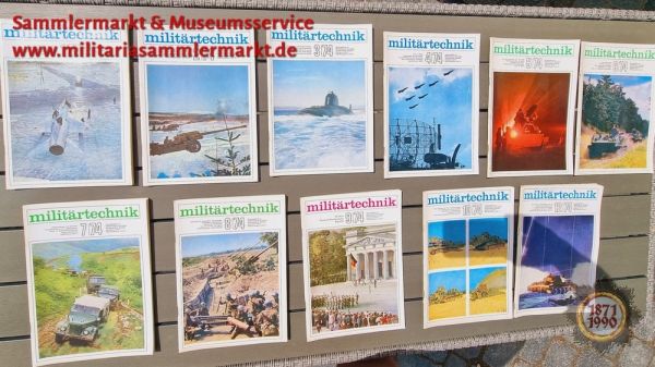 militärtechnik, Zeitschrift, verschiedene Ausgaben, NVA, Volksmarine, Militärverlag der DDR