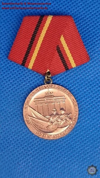 Verdienstmedaille der Kampfgruppen der Arbeiterklasse, bronze, DDR, Orden, Medaille