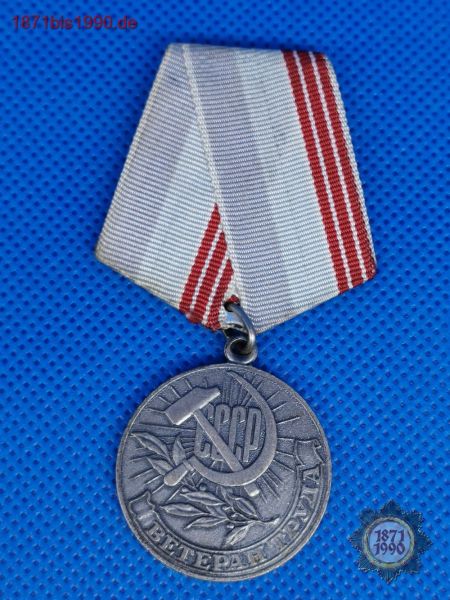 Veteran der Arbeit, Medaille aus der Sowjetunion bzw. Russland, Orden, UdSSR