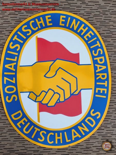 SED, Sozialistische Einheitspartei Deutschlands, Emblem, DDR Herstellung