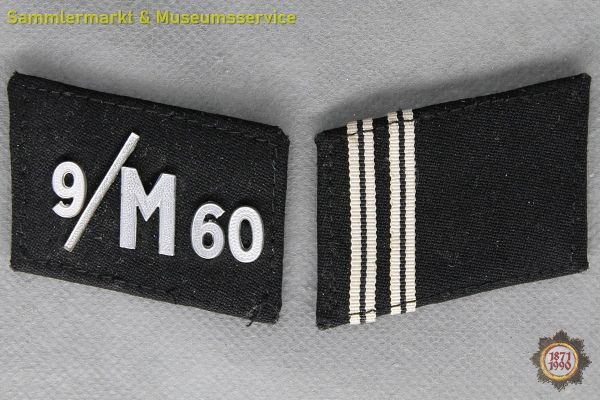NSKK Kragenspiegel Motorstandarte 9/M60 Rottenführer, Uelzen, Motorgruppe Niedersachsen