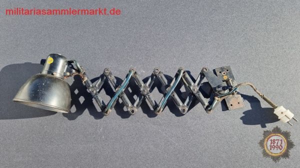 Scherenlampe Reif Dresden, 403-1, Industrie Design, Patina, Gelenklampe