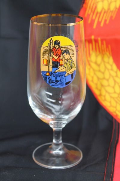 Sammelglas, VEB Sachsenglas Schwepnitz, Planjahr 1974, DDR, Lausitzer Glas, kein SUPERFEST