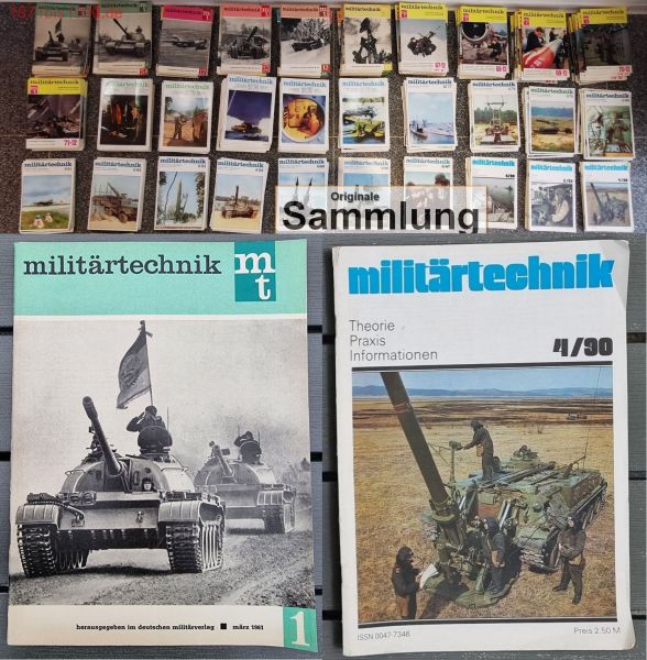 mt militärtechnik, Jahrgang 1961 bis 1990 (fast) vollständig, Zeitschrift, NVA, Volksmarine, DDR