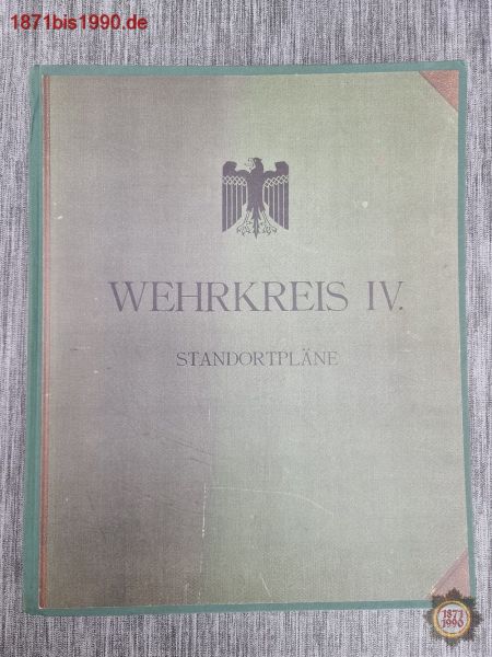 Wehrkreis IV Standortpläne, Heeresbauverwaltungsamt I Dresden, Deutsche Republik